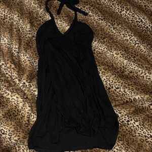 Black Halter Dress